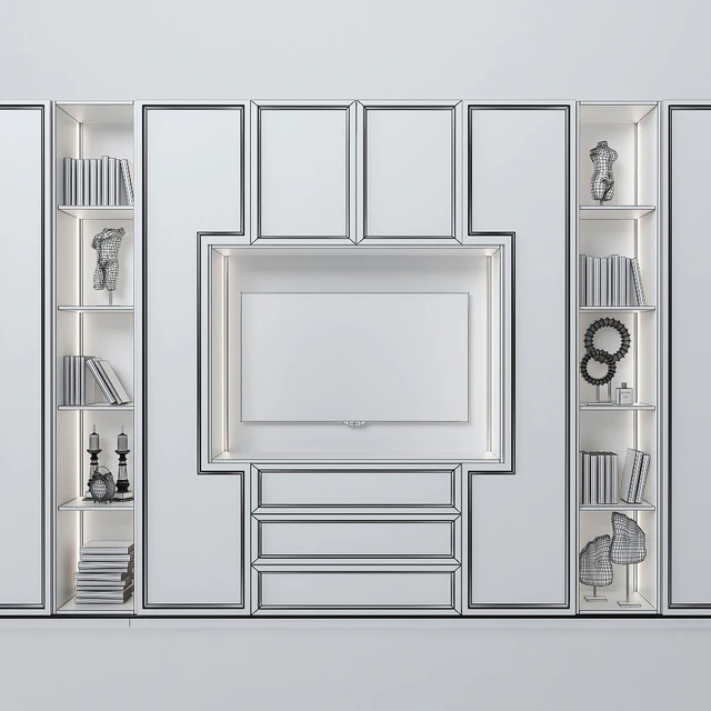 Cabinet with tv area 5 — Descargar