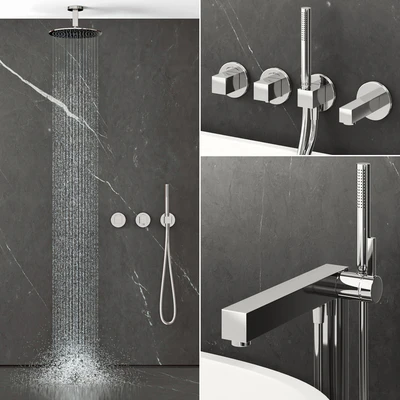 Keuco Edition 90 shower and bath faucets — Ver 2