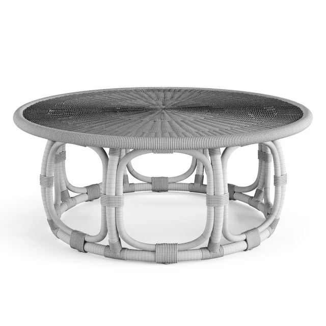 Anguilla Rattan Coffee Table Serena & Lily — Descargar