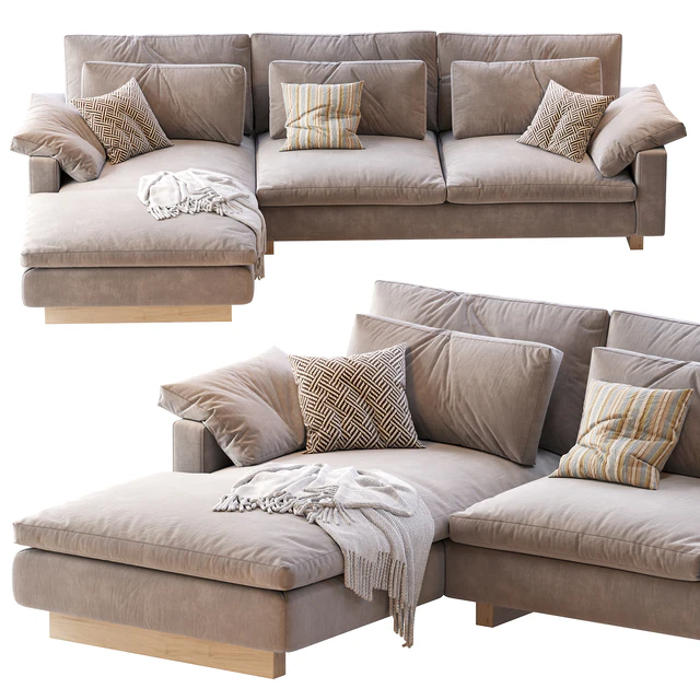 Harmony 2-piece chaise sectional — Descargar