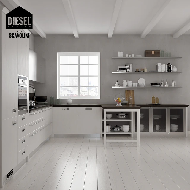 Кухня Scavolini Diesel set 02 (V-ray3.6) — Скачать