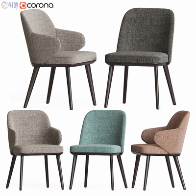 Foyer Dining Chair Set Calligaris — Вид 1