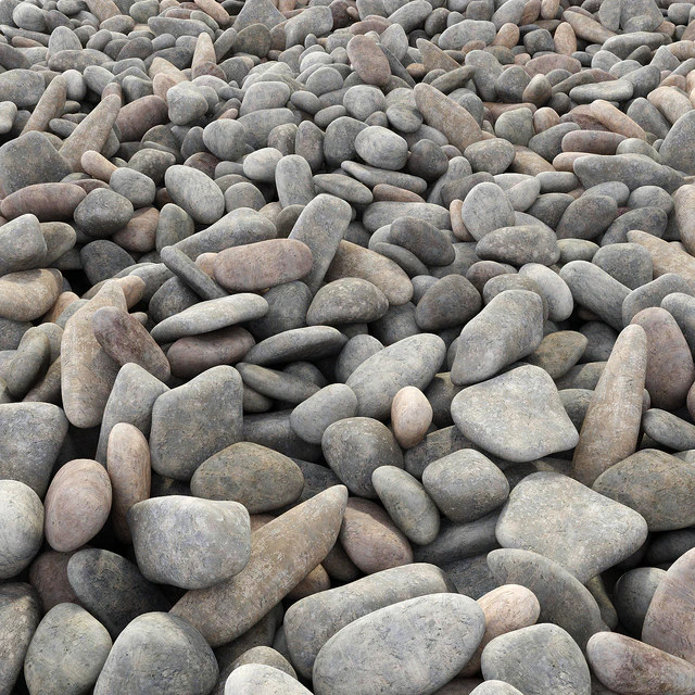 Road from sea pebbles — Download