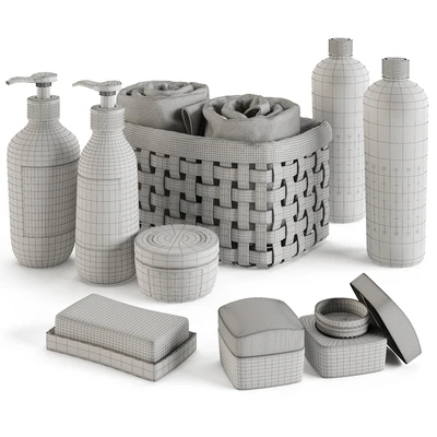 Bathroom Accessory Set 02 / Bathroom Set 02 — Ver 4