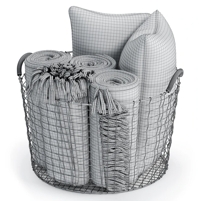 METAL BASKET DECOR 03 — Descargar