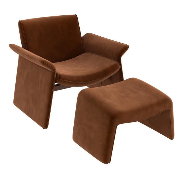 Verellen furniture Oakley lounge chair and ottoman — Descargar