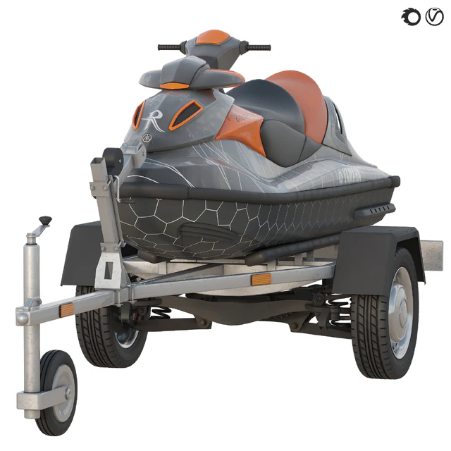 YAMAHA jet ski and trailer — Descargar