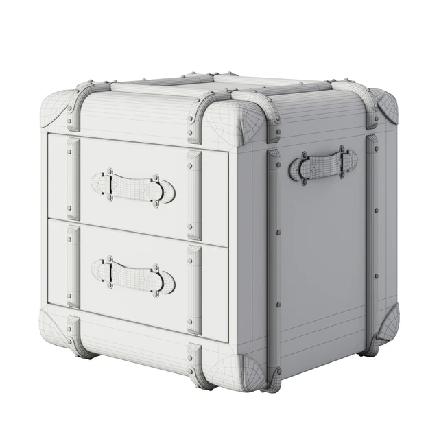 RH Richards Trunk 2-Drawer Cube — Скачать
