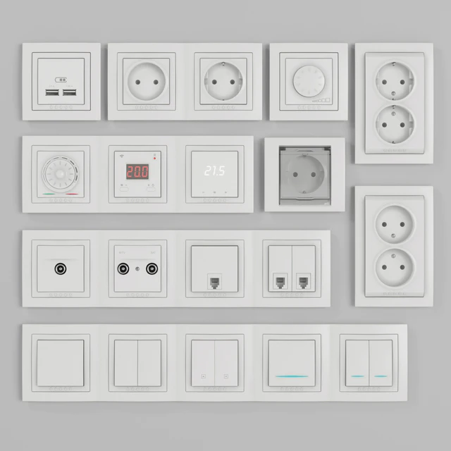 Розетки и выключатели Schneider Electric серии Unica — Скачать