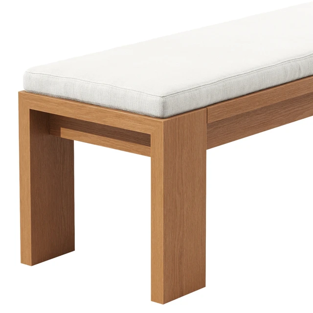 Marbella Teak Dining Bench — Скачать