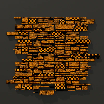 Wall clincer brick rock n3 / Wall clinker rock — Ver 4