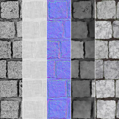 5 stone paving texture — Вид 3