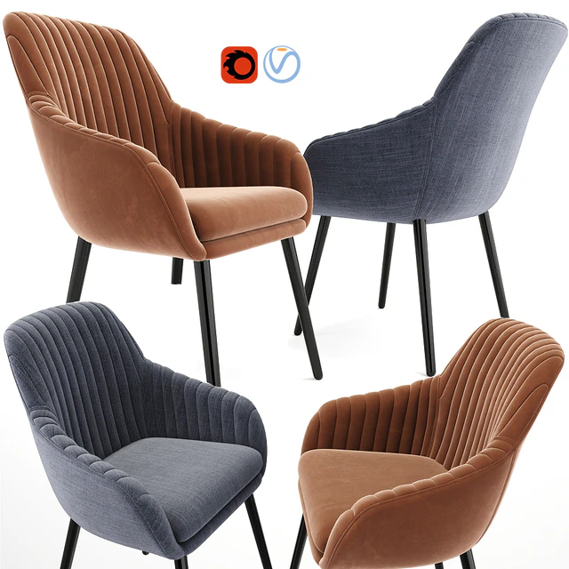Rochelle Strip Lounge Chair 02 — Descargar