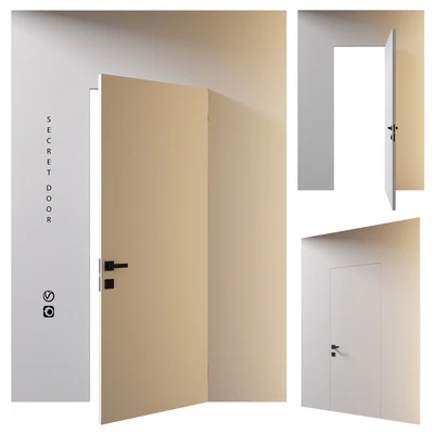 Concealed door | Door Secret — Ver 3
