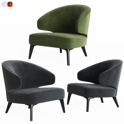 Minotti Aston Armchair — Ver 1