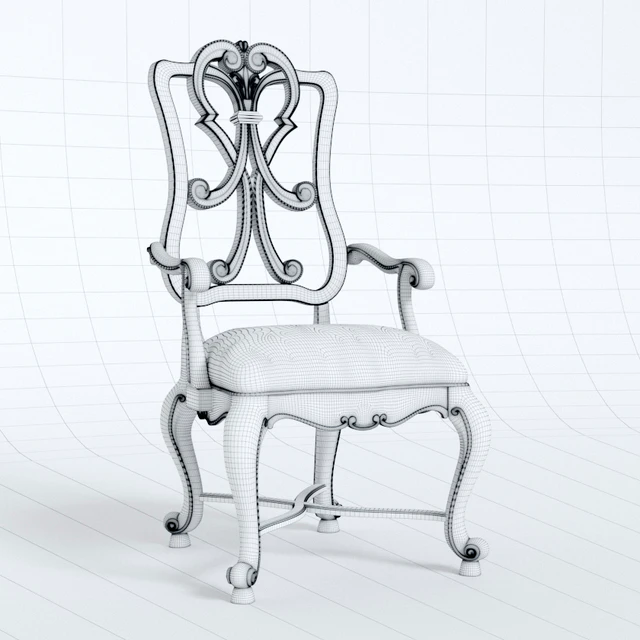 Rhapsody Wood Back Arm Chair — Скачать