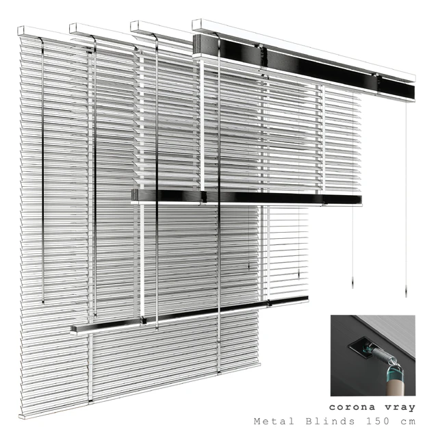 Metal Blinds black 1500 in 35mm — Descargar