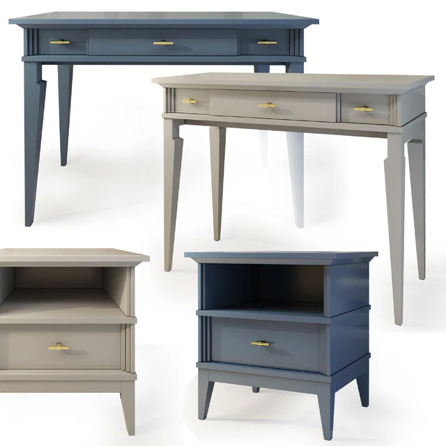 Комод / консоль и тумба Manhattan. Dresser, nightstand — Скачать