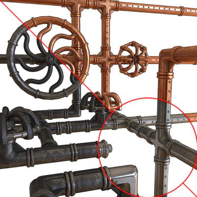 steampunk pipe — Ver 1