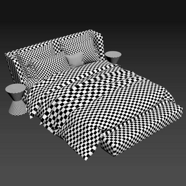 Кровать Minotti Reeves — Скачать