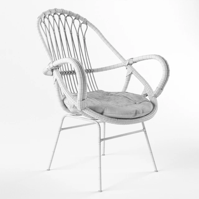 Sling Back Chair Natural — Descargar