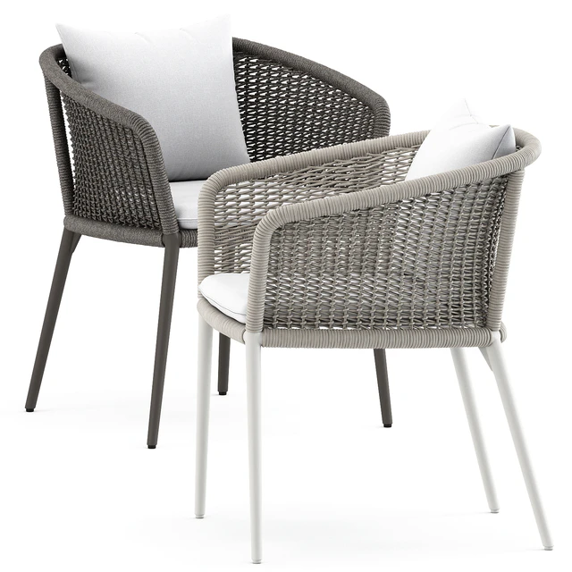 knot armchair and cone ii dining table round 140 by janus — Descargar