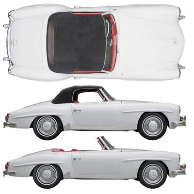Mercedes-Benz 190 SL + — Ver 3