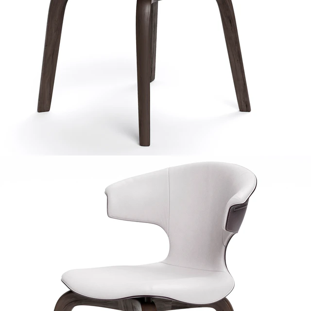Poltrona Frau Montera Armchair and Fred desk — Descargar