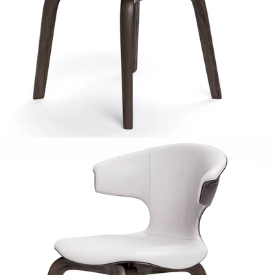 Poltrona Frau Montera Armchair and Fred desk — Ver 2