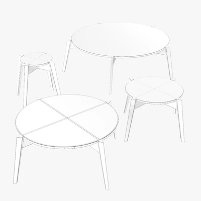 Frigerio salotti cross coffee table — Вид 5