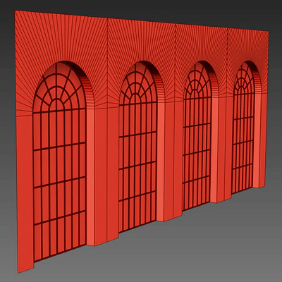Wall Panel Set 152 Окно — Вид 3