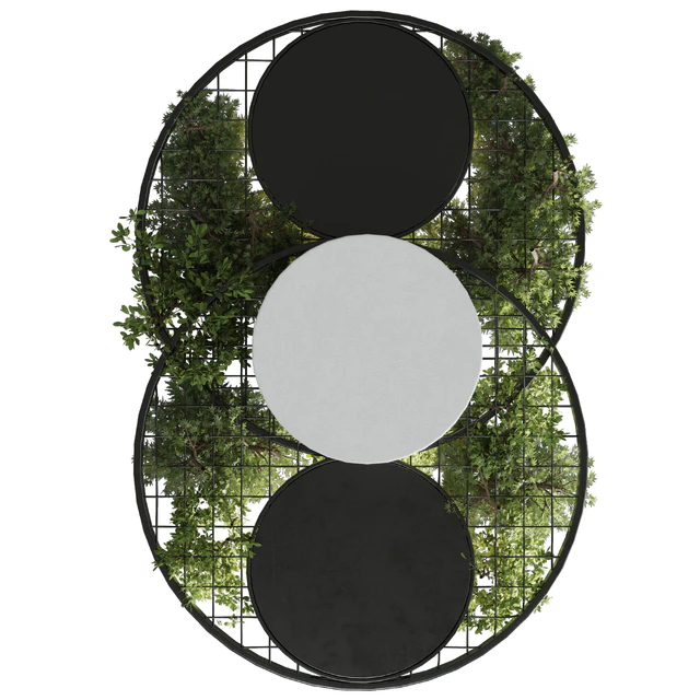 Column plant - pillar plant with ceiling light 06 — Descargar