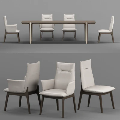 Natuzzi SOVRANA chair KENDO table — Вид 2