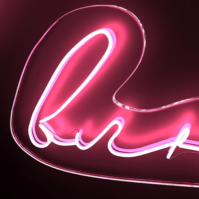 Neon text 07 love — Вид 3