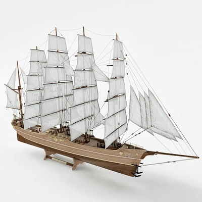 Sailboat model — Вид 3