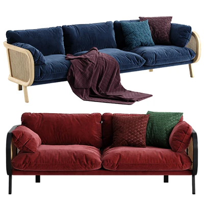 Buzzi cane sofa — Ver 1