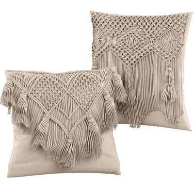 Macrame cushion — Ver 4