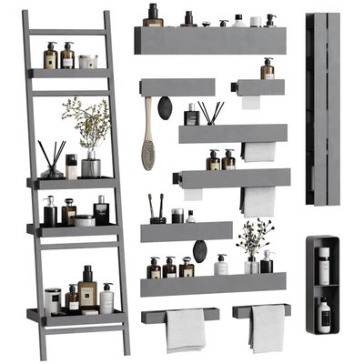Bath accessories Tezza 02 in minimalist style — Ver 4