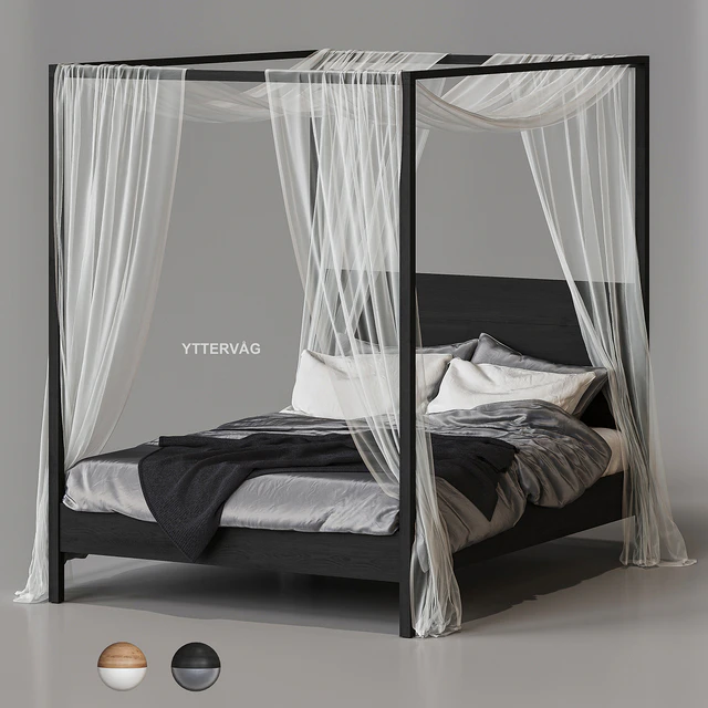 Ikea Yttervåg Four-Poster Bed — Descargar