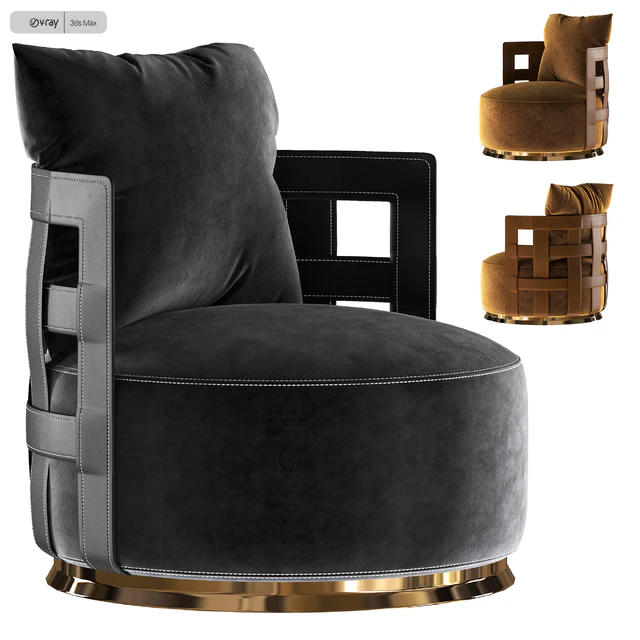 Rugiano Braid Armchair — Скачать