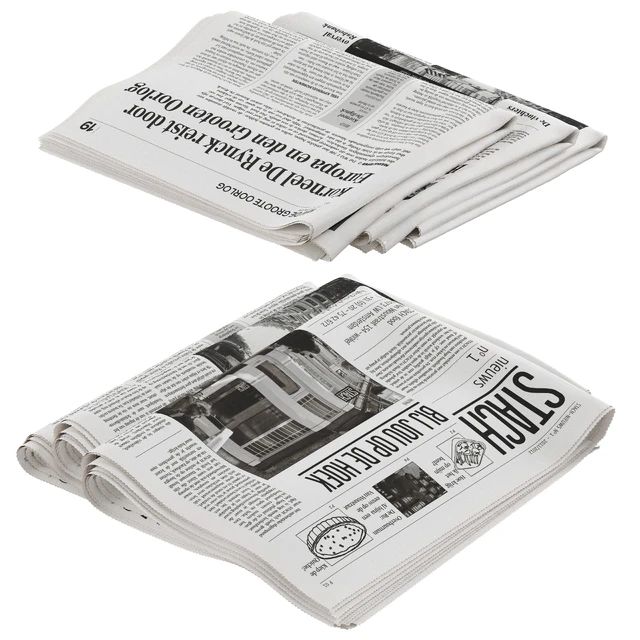 folded newspapers stack collection — Скачать