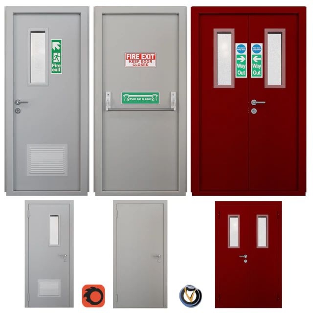 Fire door 2 (3 pcs.) — Descargar
