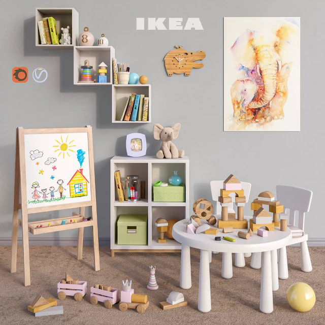 Модульная мебель IKEA, аксессуары, декор и игрушки set 5 — Скачать