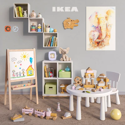 Модульная мебель IKEA, аксессуары, декор и игрушки set 5 — Вид 1