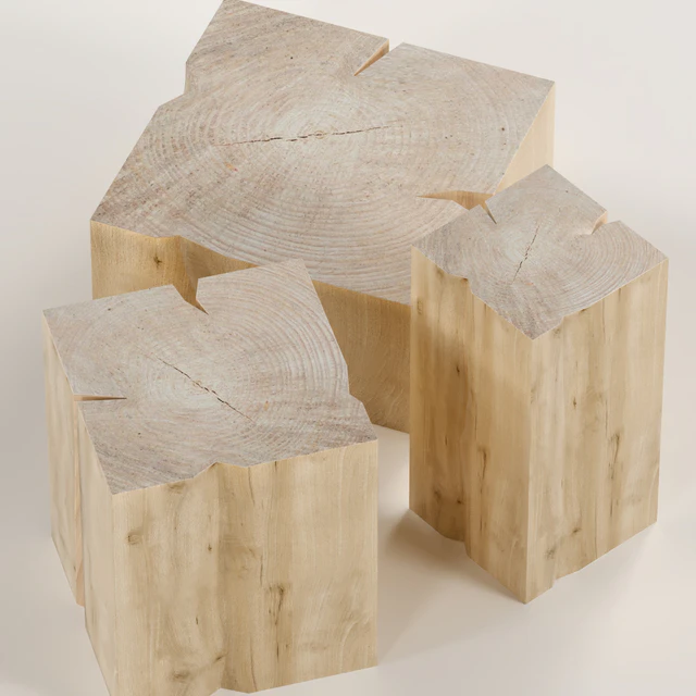 Three coffee table stump. — Descargar