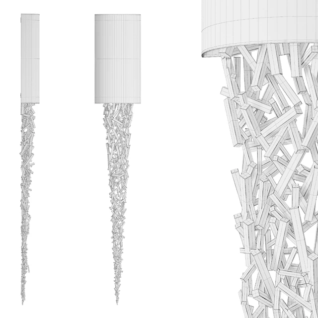 Handmade luxury wall lamp FIREWOOD Vetvistore — Скачать