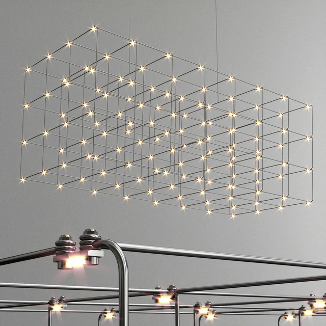Cosmos Square Quasar Chandelier — Скачать