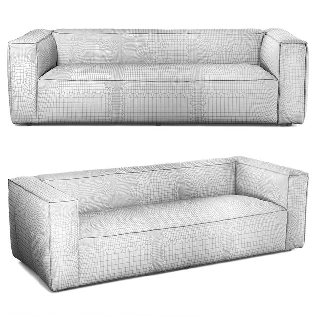Nolita Reverse Stitch 99 ″ Sofa Rider Black — Descargar