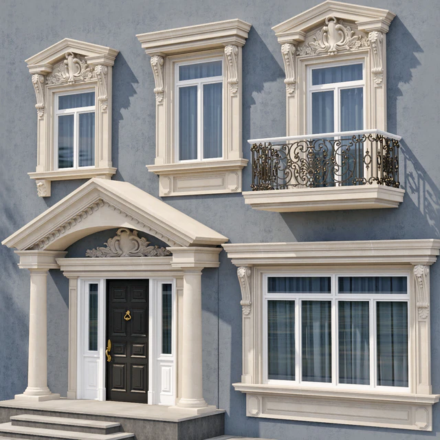 Windows and doors in the style of modern classics 5 — Descargar