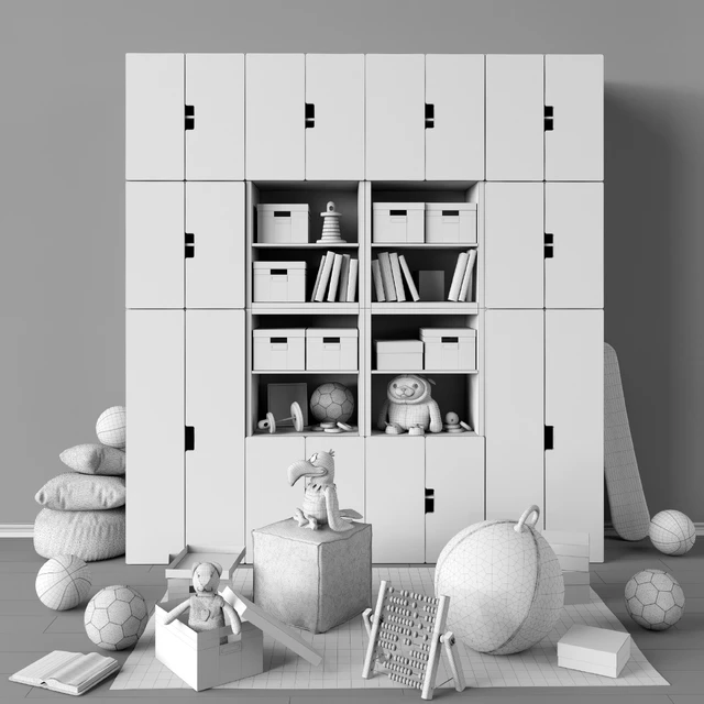 Модульная мебель, аксессуары и игрушки IKEA set 3 — Скачать